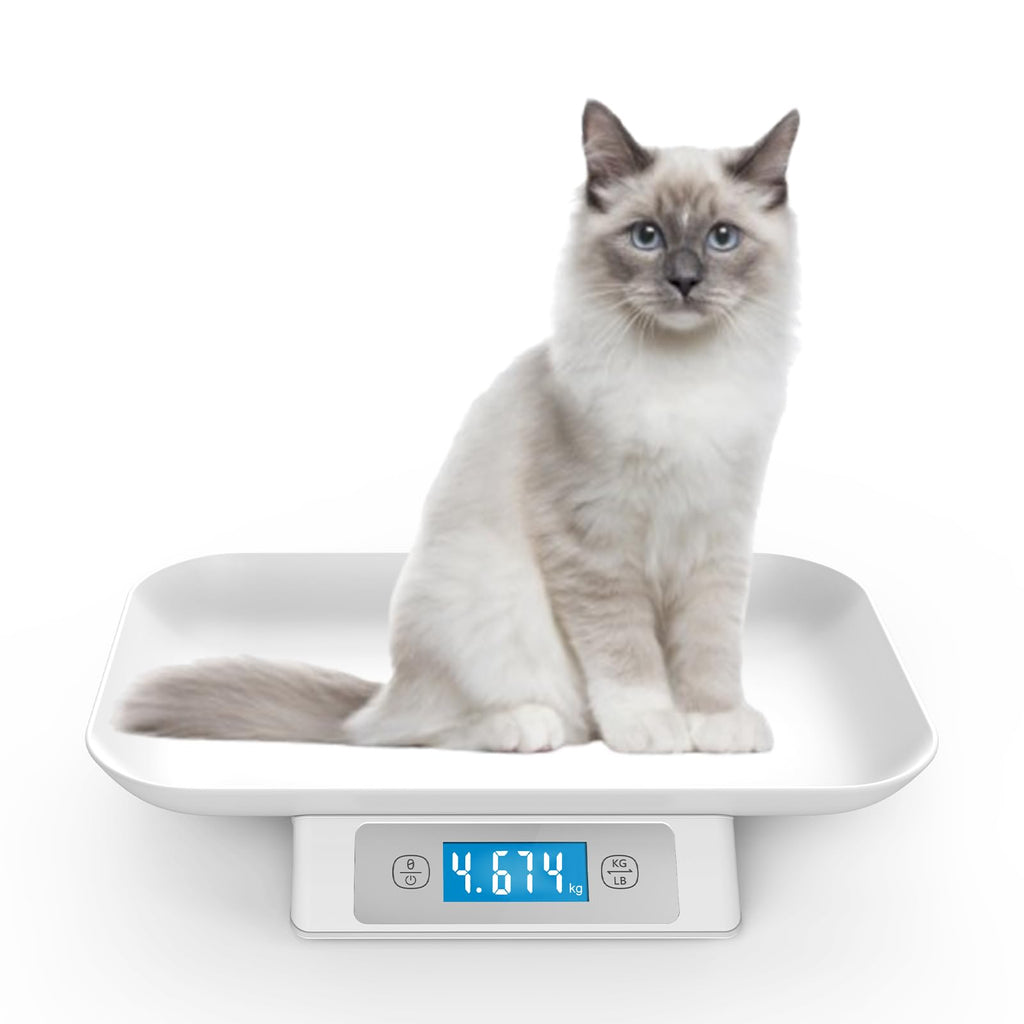 Digital Pet Scale for Small Cats and Animals Grey D802