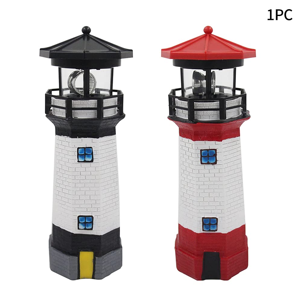 Solar Lighthouse Rotating Beacon Light K147