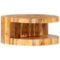 Solid Sheesham Wood Round Coffee Table H98264