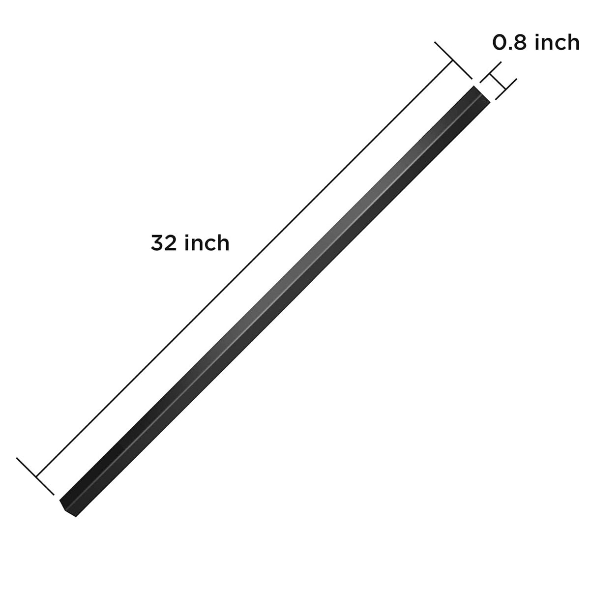 101 Pack 32" Black Metal Balusters Z69920