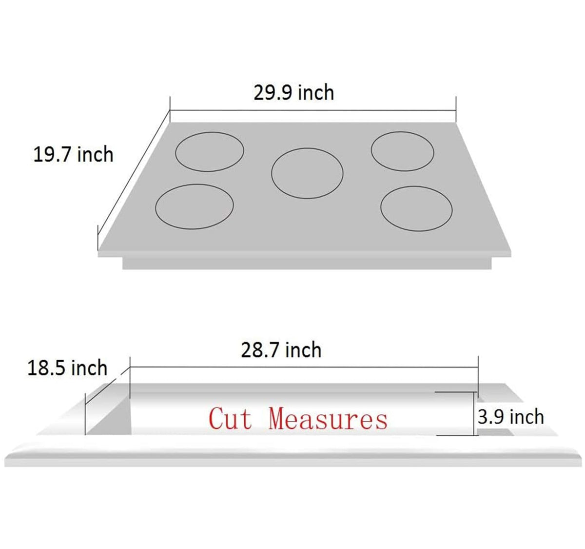 30 Inch Stainless Steel 5 Burners Gas Cooktop C970787