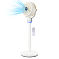 3-in-1 Pedestal Tabletop Oscillating Fan with Remote White J896
