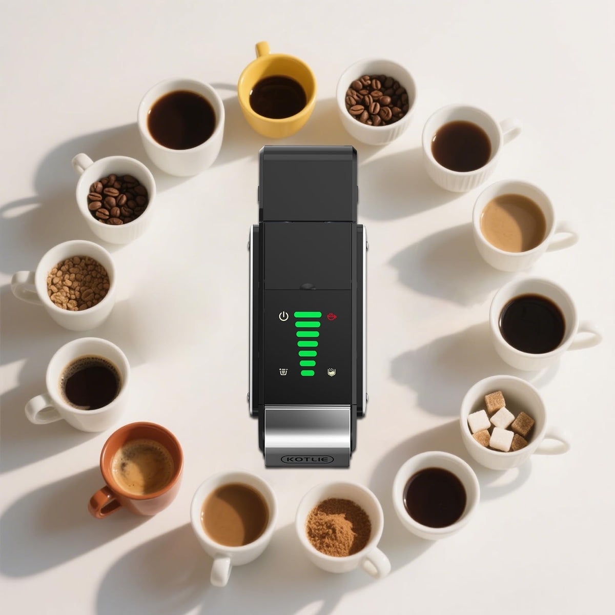 19 Bar Single Serve Coffee Maker with 34 Oz Reservoir P991755