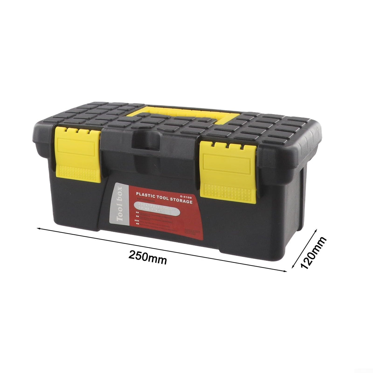 10 Inch Plastic Tool Box Storage Case M4919