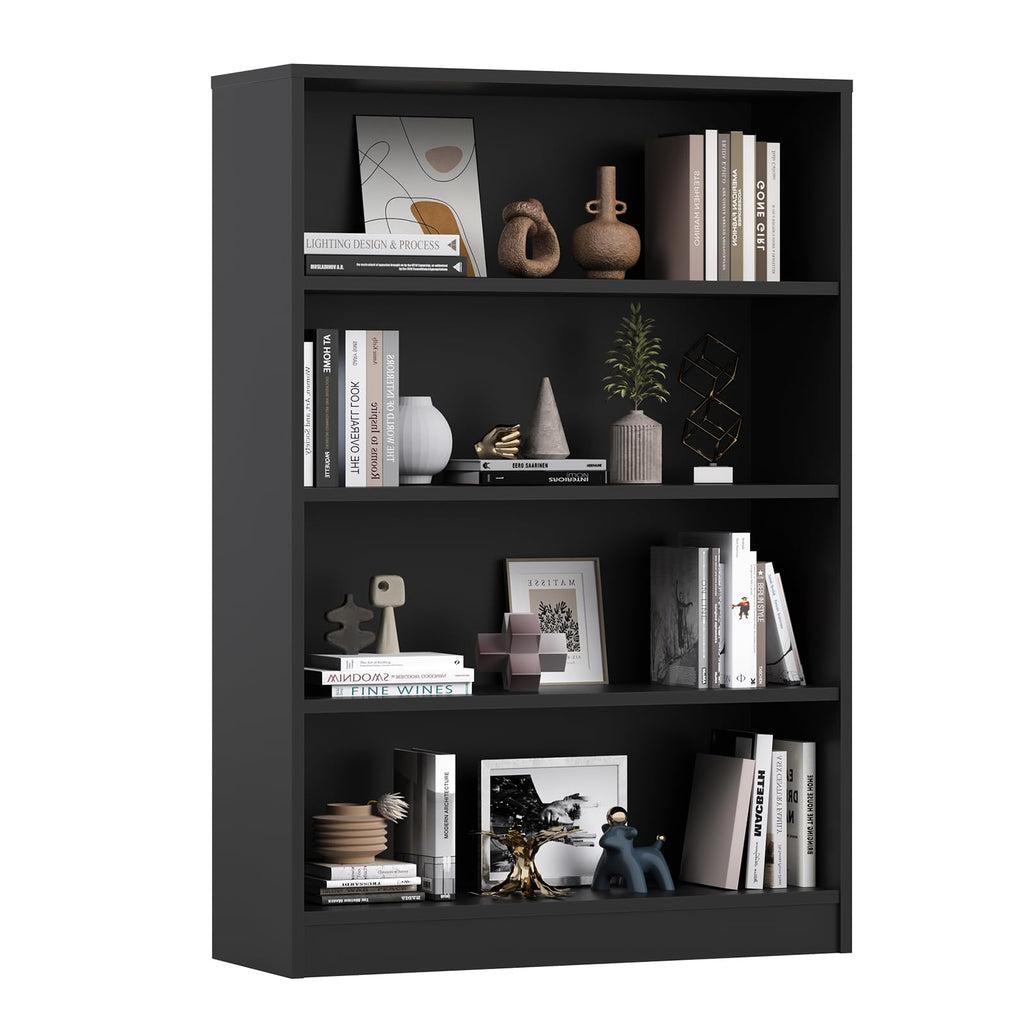 48 Inch 4-Shelf Wood Bookcase F104