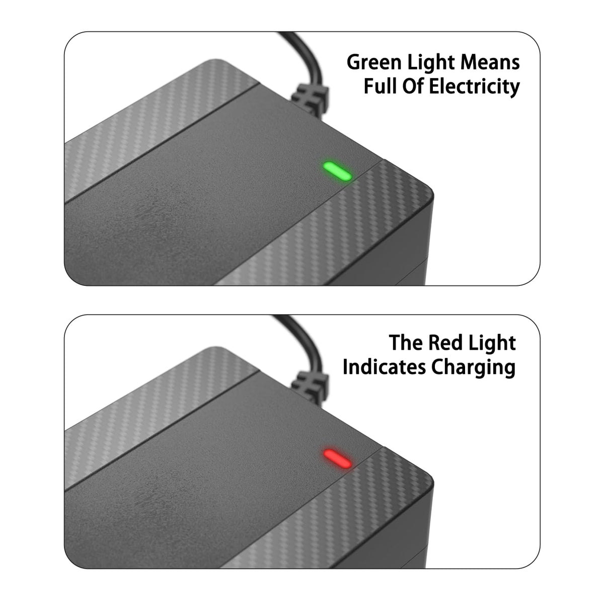 42V 2A Electric Scooter Charger with 7-in-1 Plugs L142305