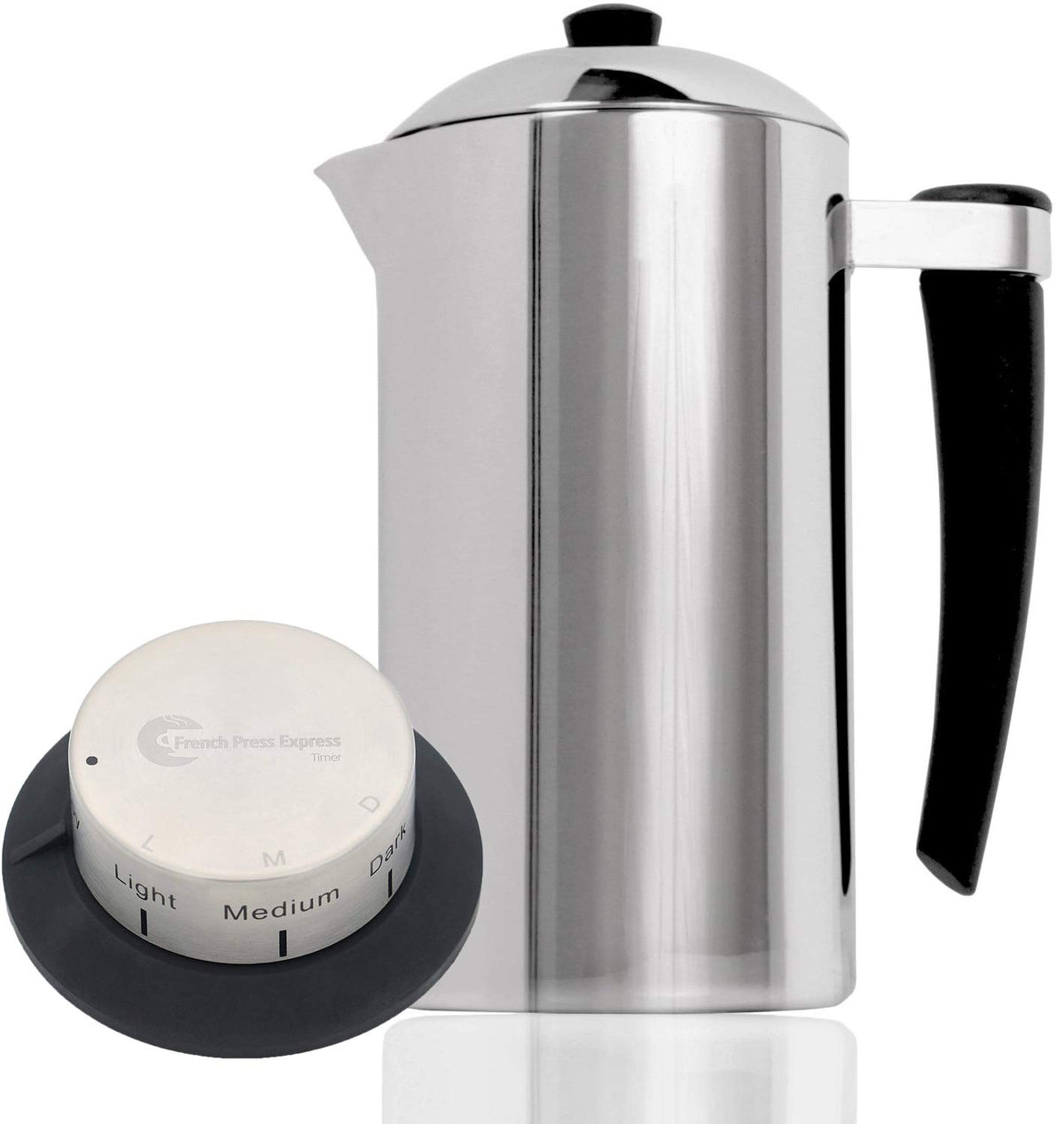 Stainless Steel Double-Wall Coffee Press 1 Liter H687834