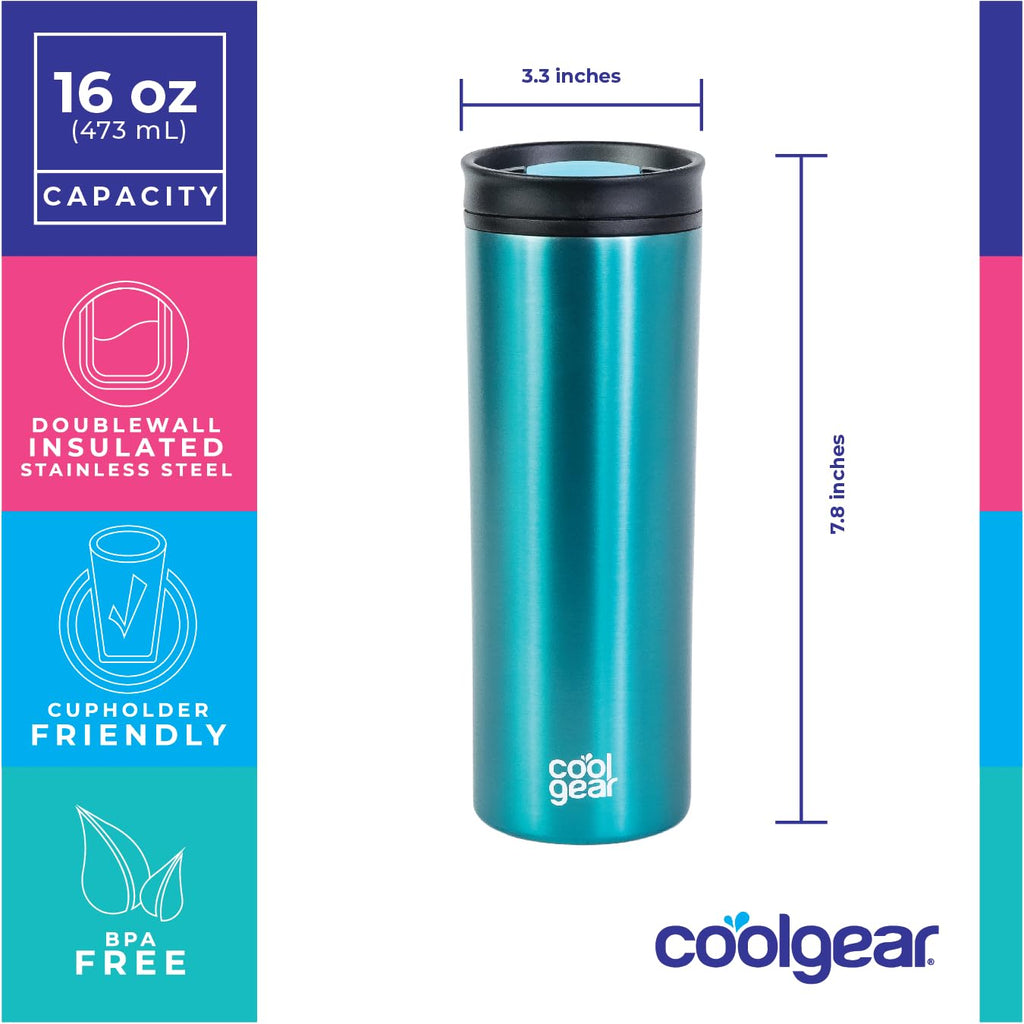 2 Pack 16 oz Coffee Travel Mug with Slider Lid M6219