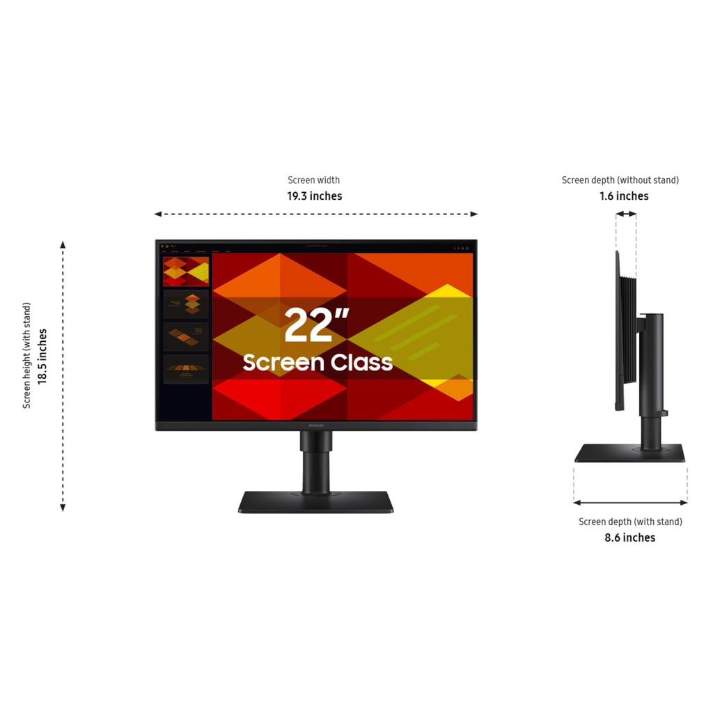 22” Borderless IPS Monitor with 100Hz Refresh Rate F879
