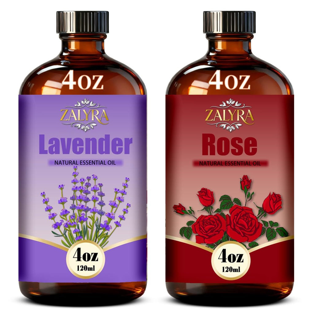 Lavender&Rose Essential Oil 4 Fl Oz+0.33 Fl Oz I31958