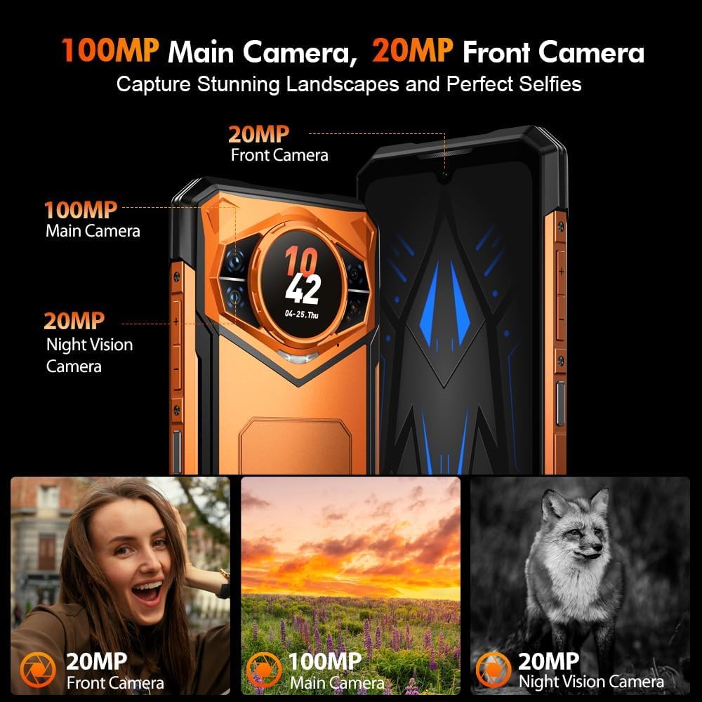 Black 5G Rugged Smartphone I21978