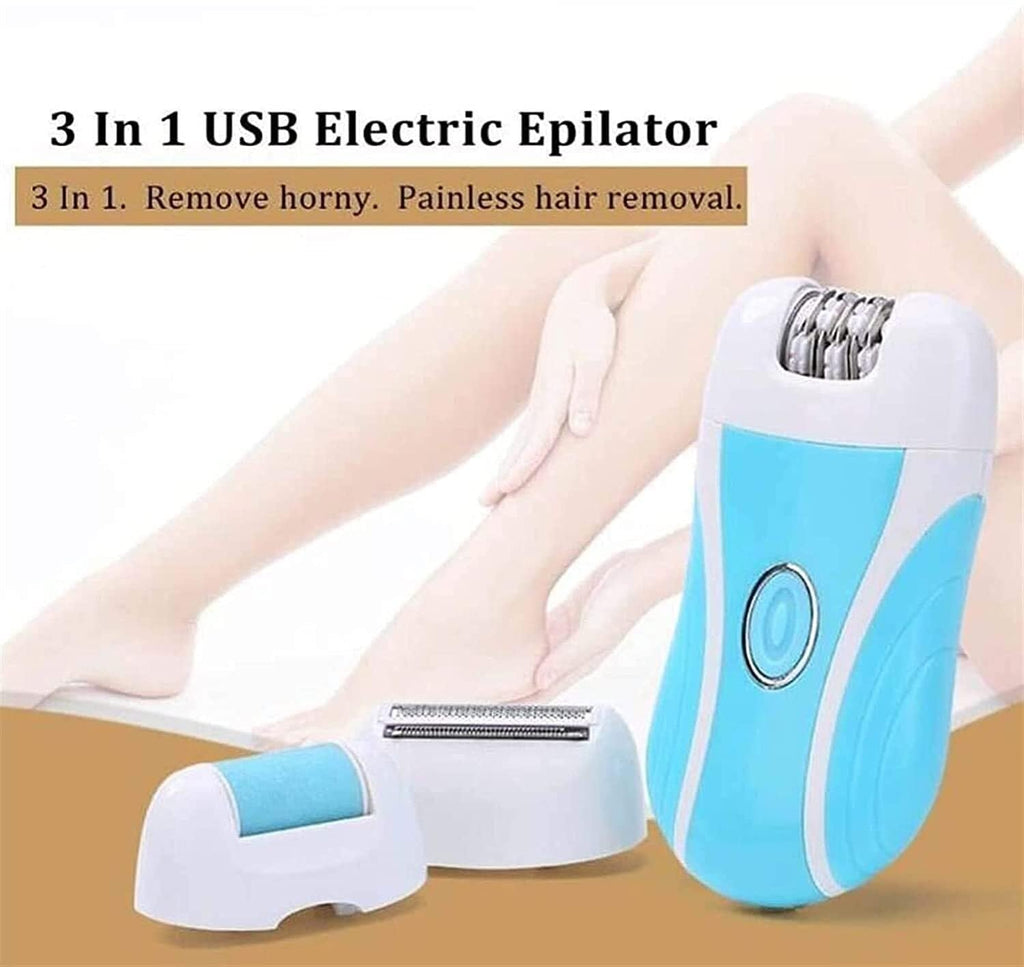 3 in 1 Cordless Electric Hair Removal Epilator U697