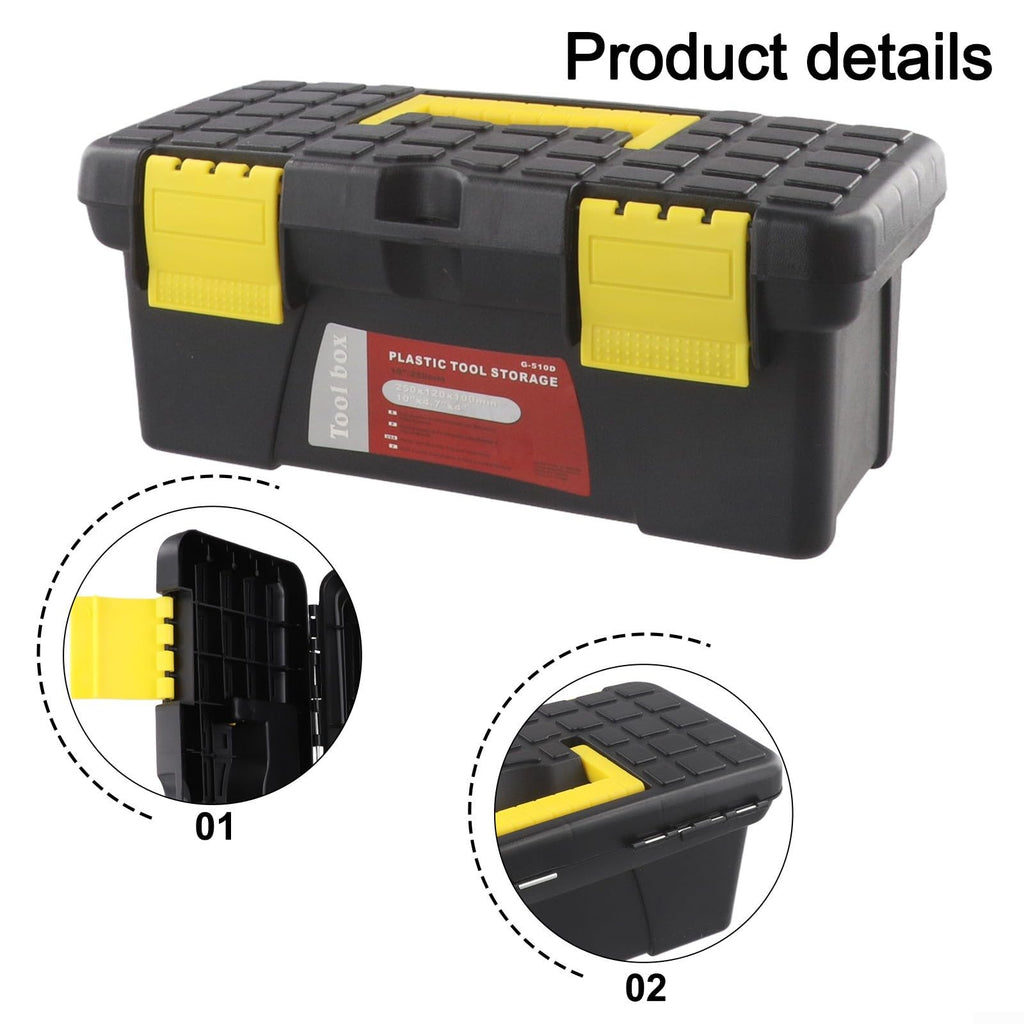 10 Inch Plastic Tool Box Storage Case M4919