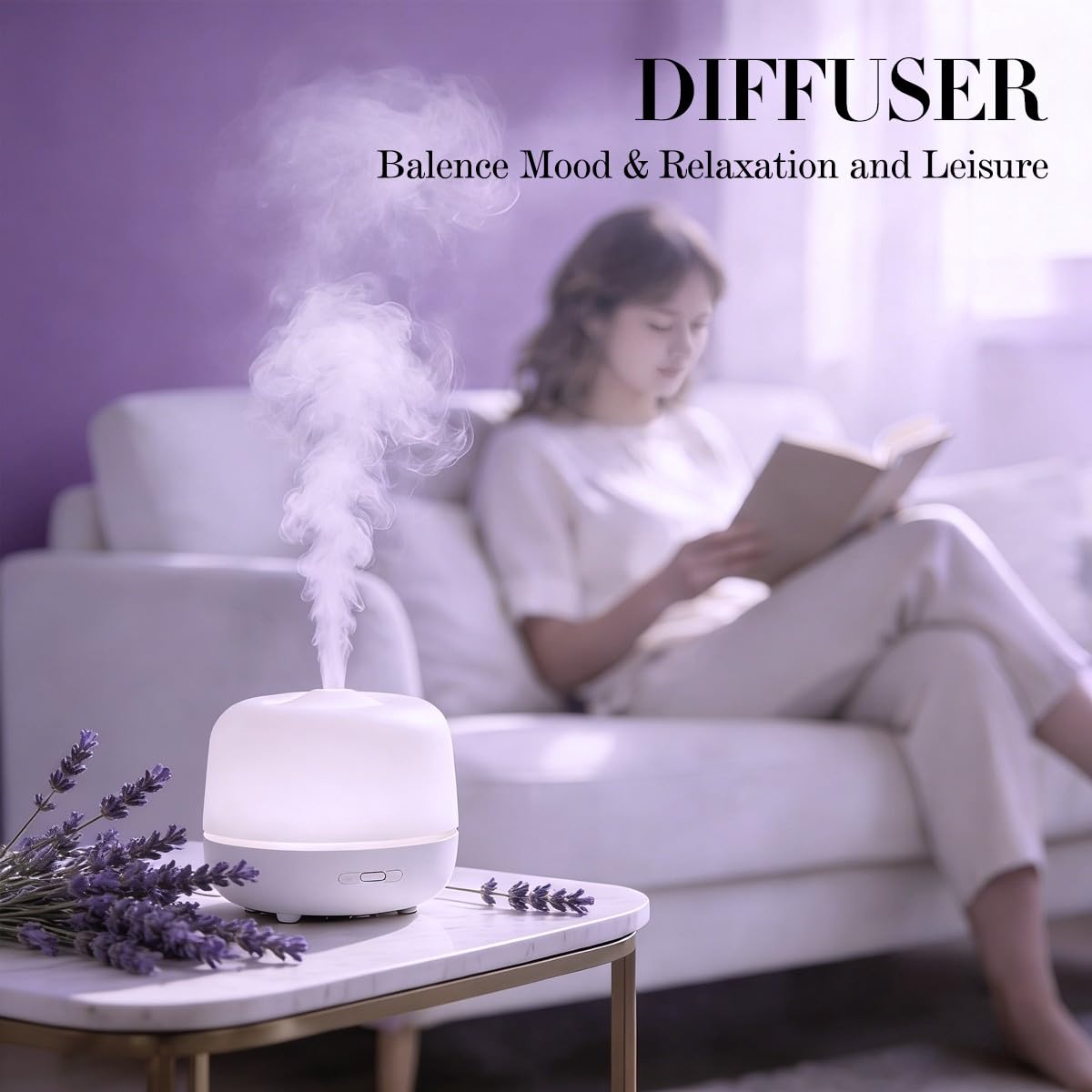 Lavender&Rose Essential Oil 4 Fl Oz+0.33 Fl Oz I31958