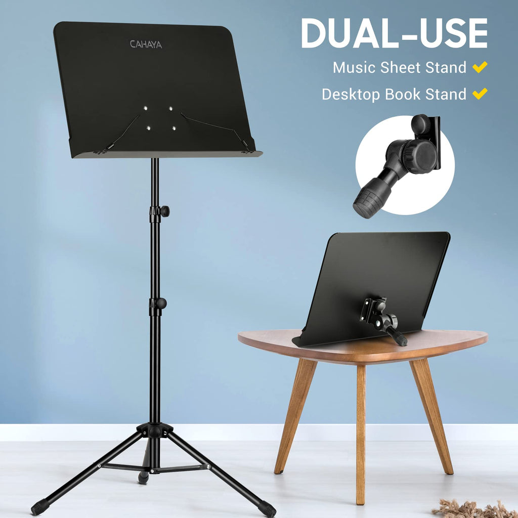 6 IN 1 Sheet Music Stand with Carrying Bag Metal Portable F3133