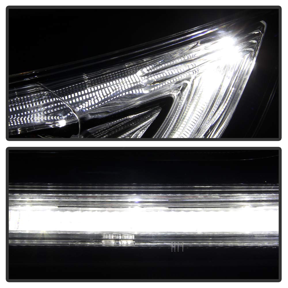 For 2015-2016 Honda CRV Halogen Type LED DRL Headlights Assembly Pair Set Left+Right H4749