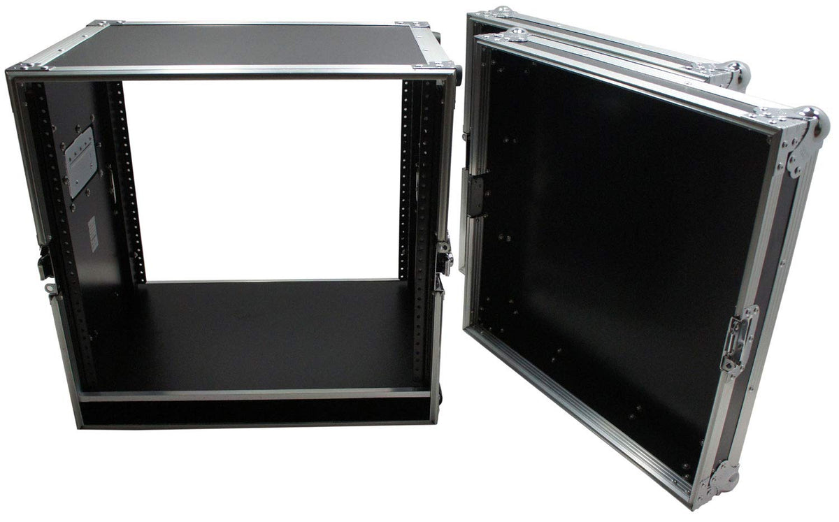 10U Rack Case with Casters 16 Inch Depth L760779