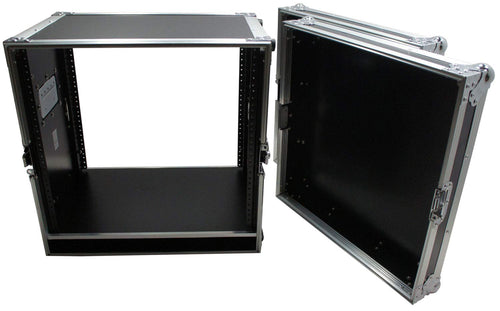 10U Rack Case with Casters 16 Inch Depth L760779