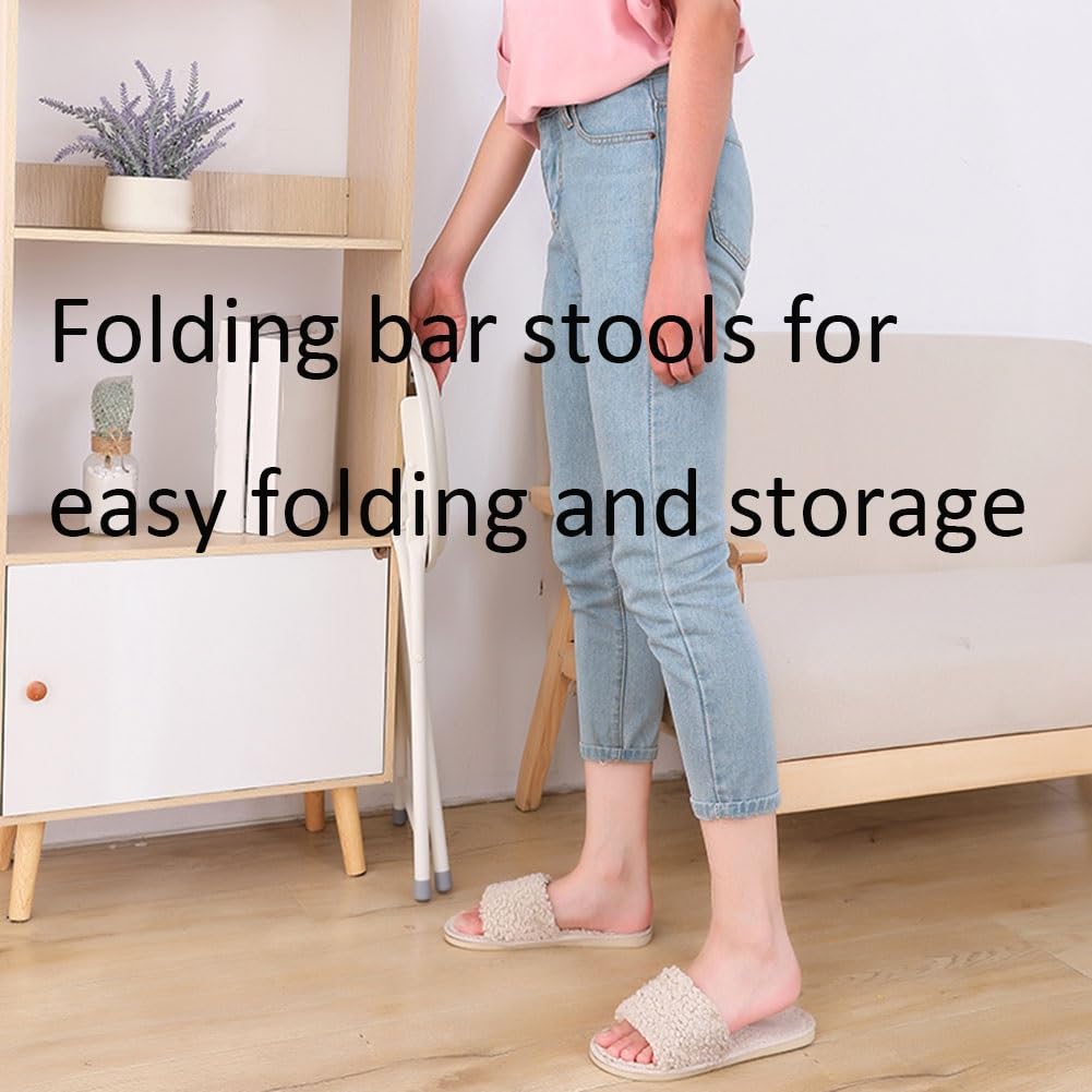 18-Inch Black Folding Stool with 225lb Capacity D9642