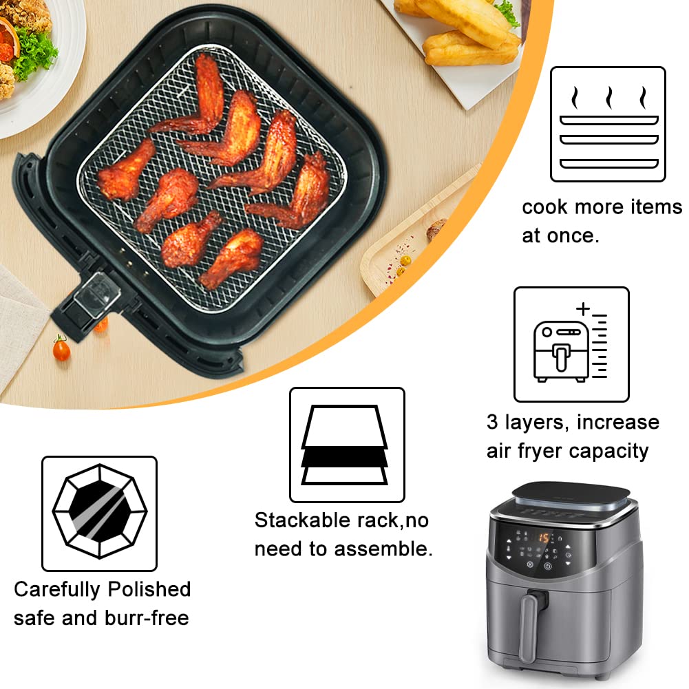 7 inch Square Air Fryer Rack M104