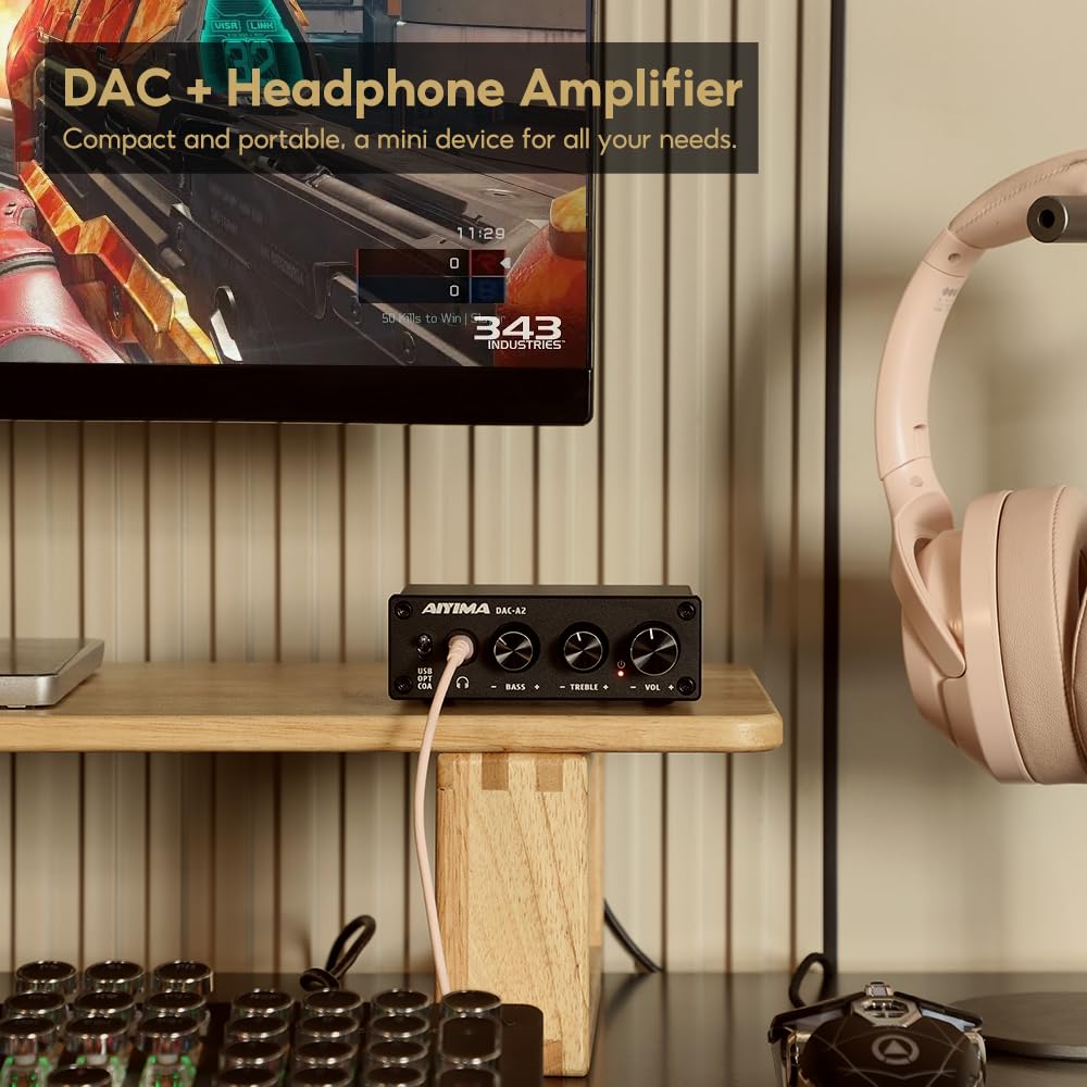 Headphone Amplifier & Desktop DAC E761048