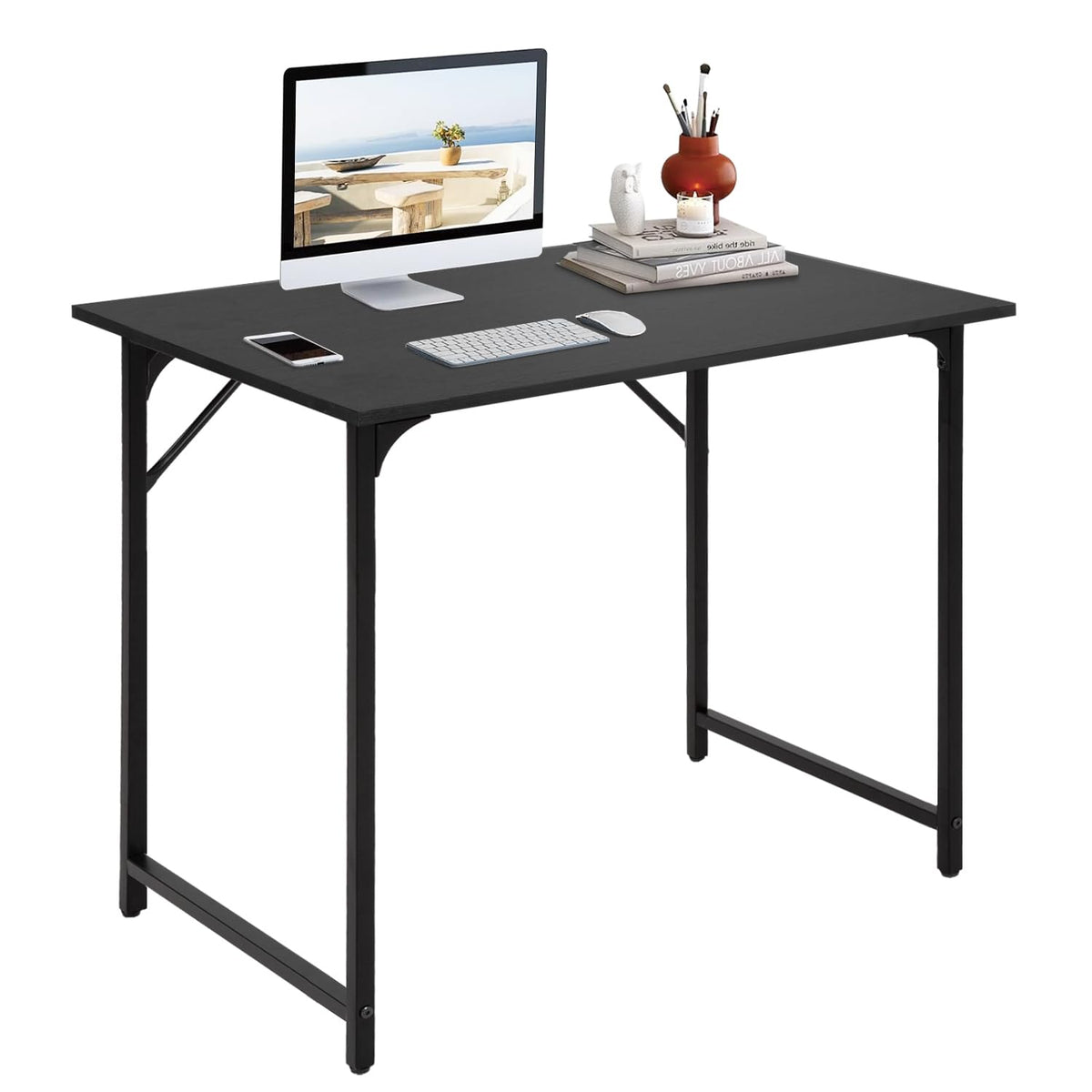 32 Inch Black Computer Desk E155