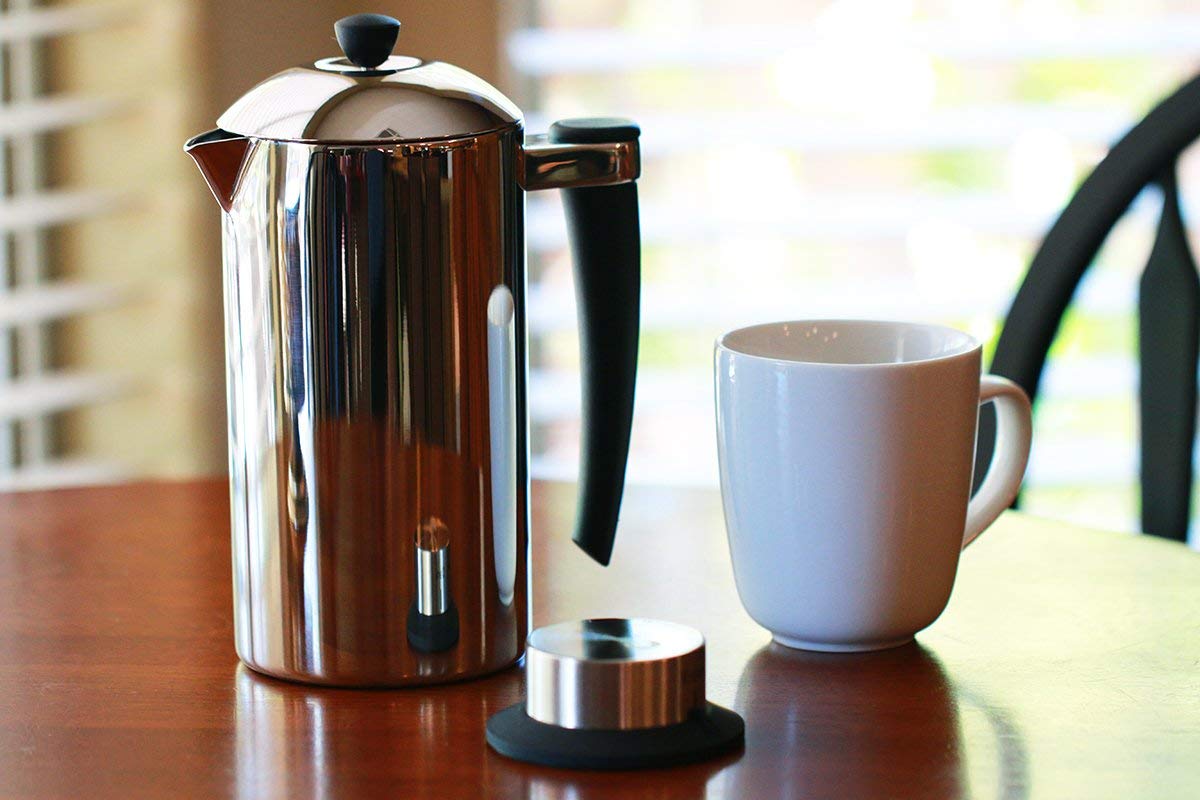 Stainless Steel Double-Wall Coffee Press 1 Liter H687834