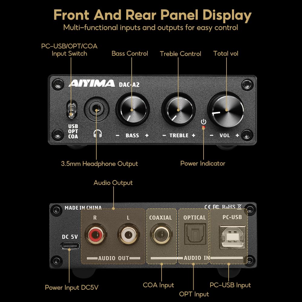 Headphone Amplifier & Desktop DAC E761048
