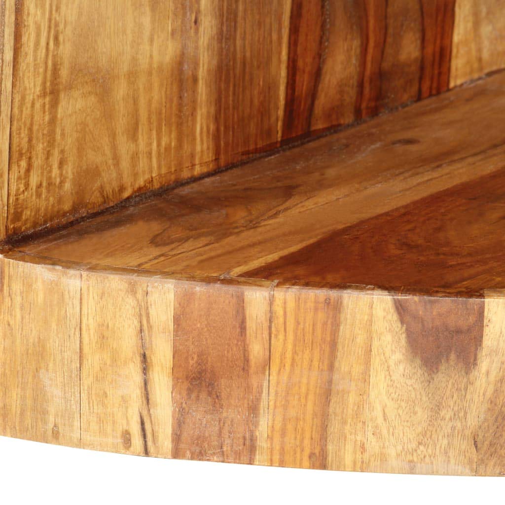 Solid Sheesham Wood Round Coffee Table H98264