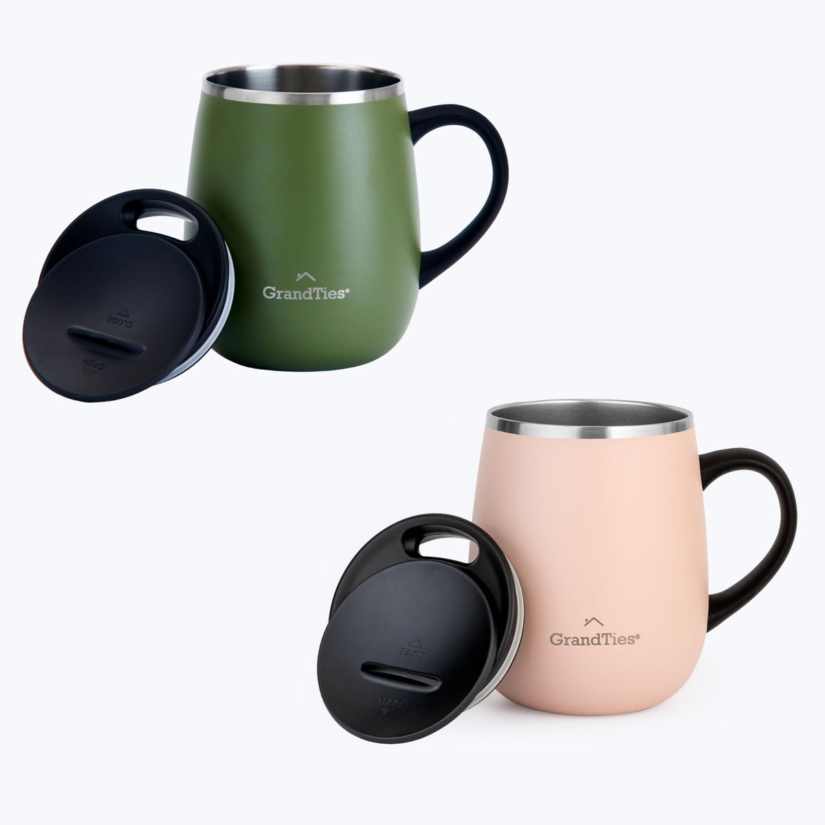 16 oz Insulated Stainless Steel Tumbler 2-Pack I35994