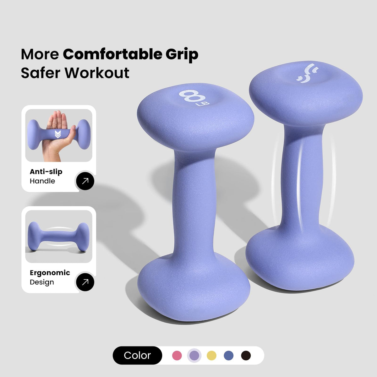 Neoprene Dumbbells Set of 2 W1803