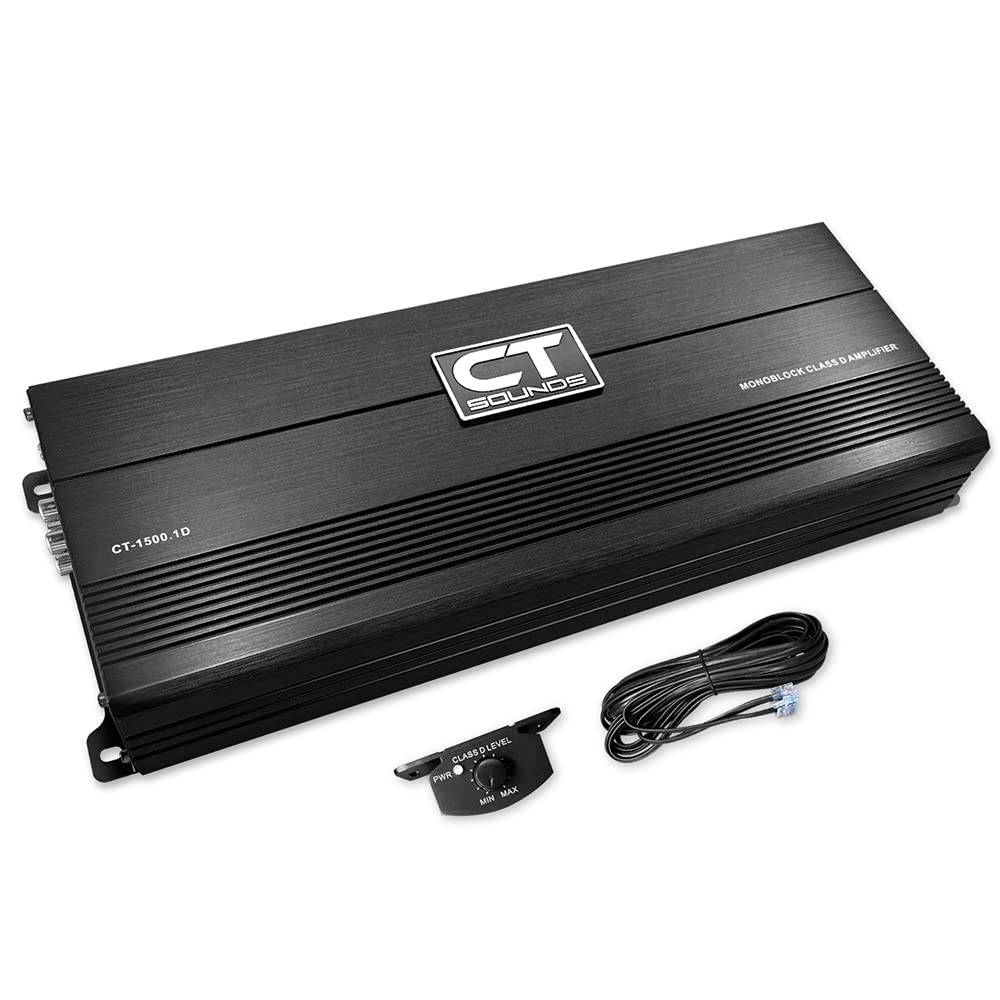 Compact Class D Monoblock Car Audio Amplifier, 1500 Watts RMS B29552