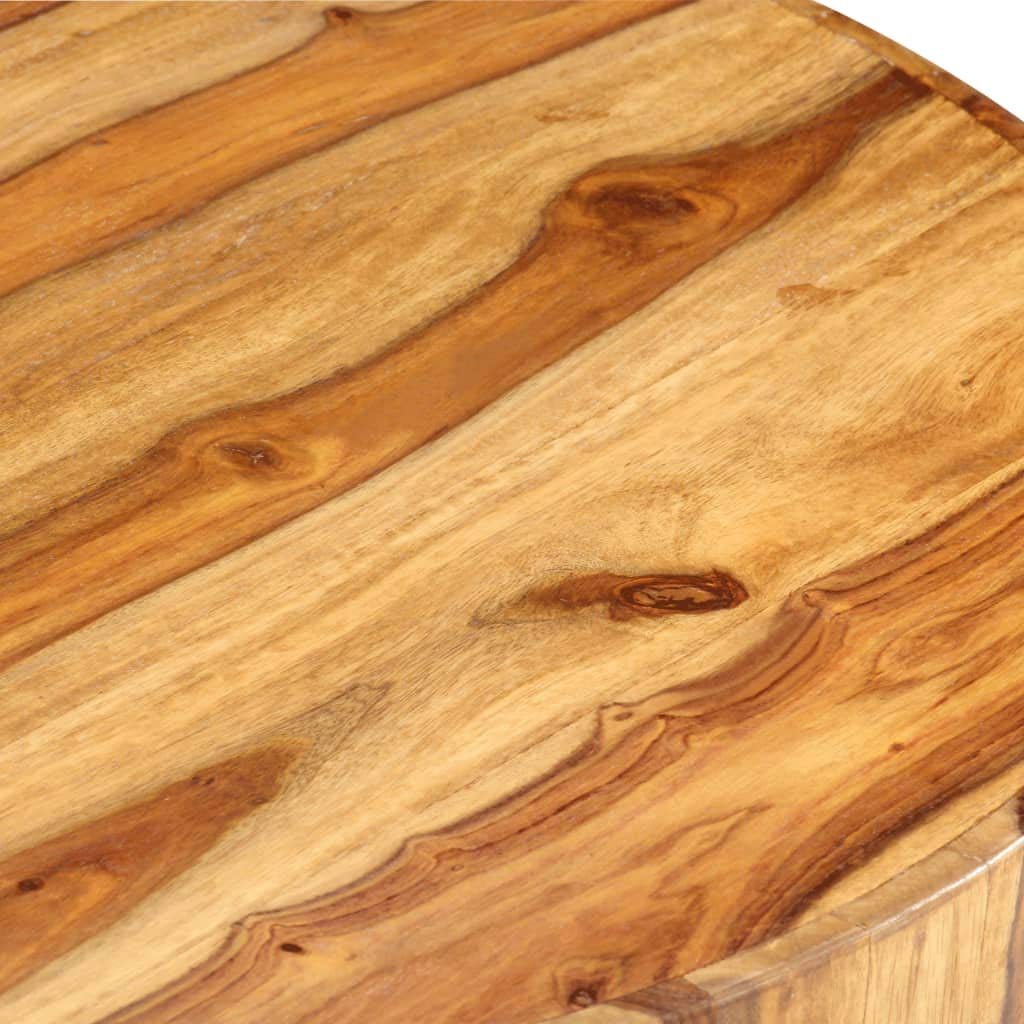 Solid Sheesham Wood Round Coffee Table H98264