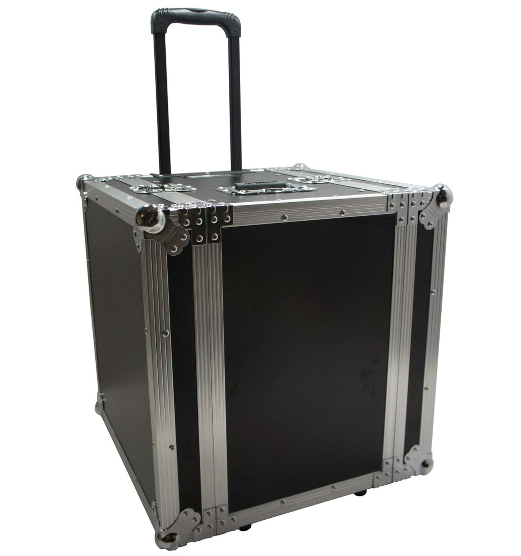 10U Rack Case with Casters 16 Inch Depth L760779