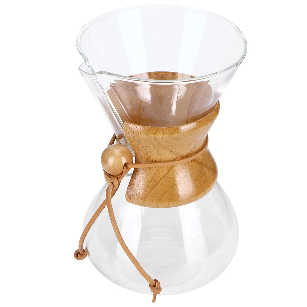 Glass Coffee Maker with Stainless Steel Filter 600ml Y51427