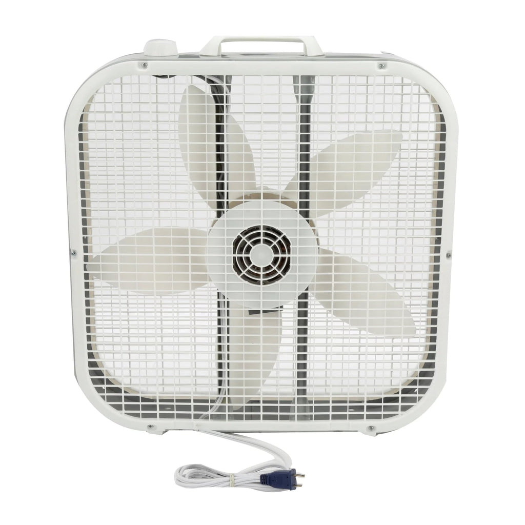 20" Classic Box Fan, 3 Speeds, White T507837