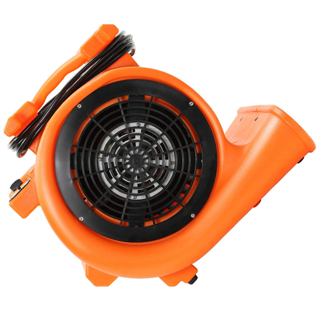6pk 3 Speed 1 HP Orange Stackable Air Mover Floor Fan G262484