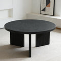 35" Wooden Round Coffee Table W2594