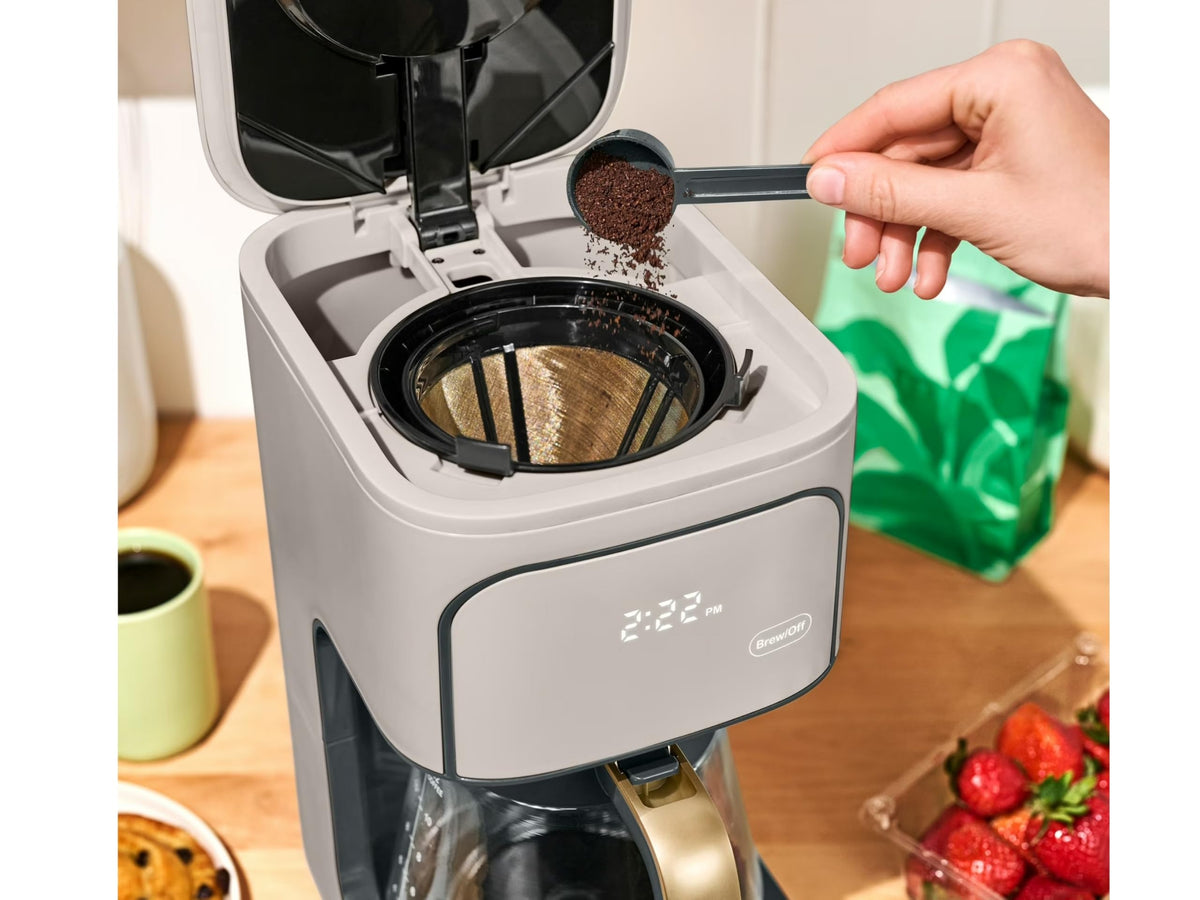 12-Cup Programmable Coffee Maker with Glass Carafe G403023