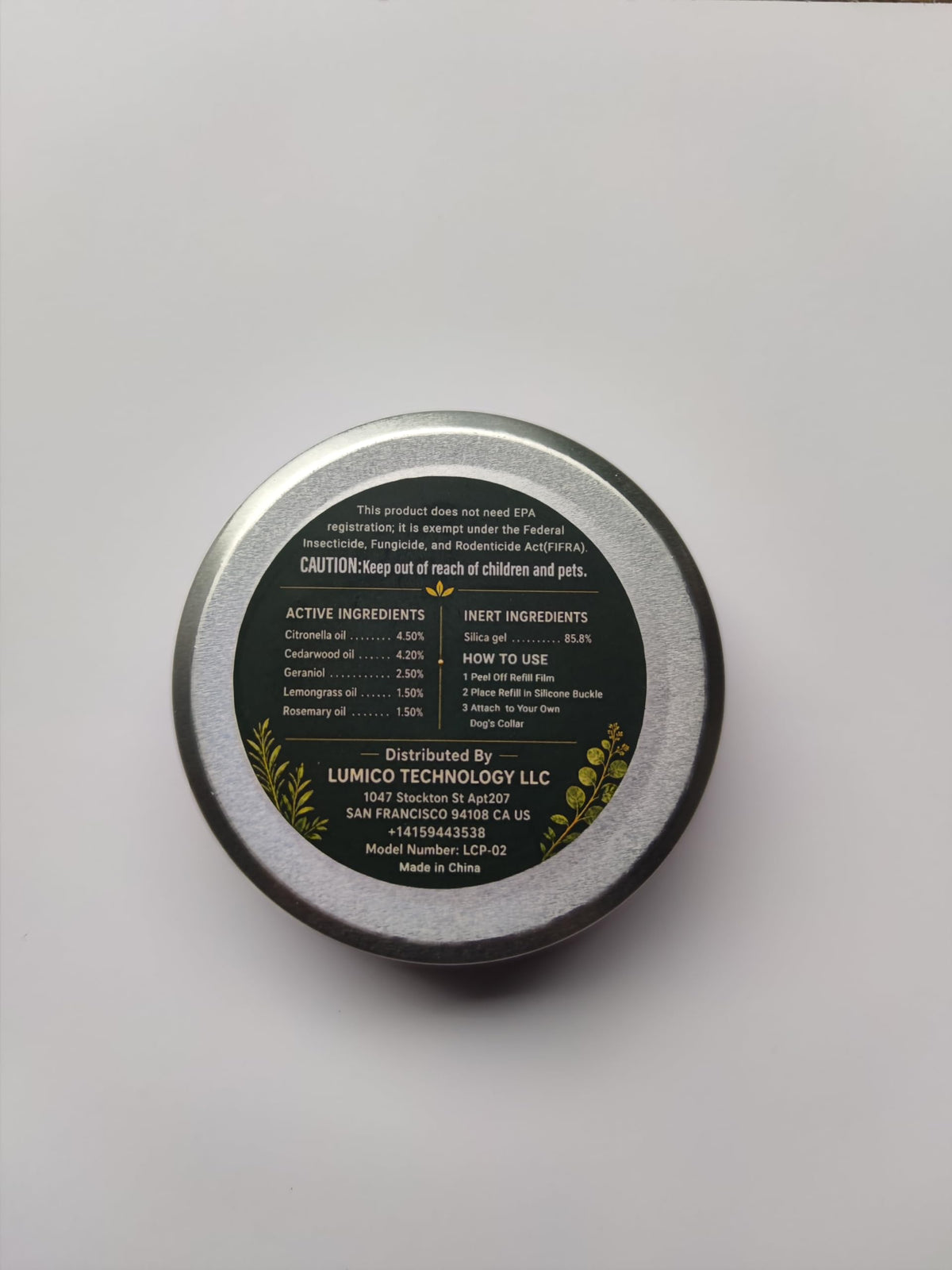 Flea and Tick Prevention Pendant for Dogs O5997