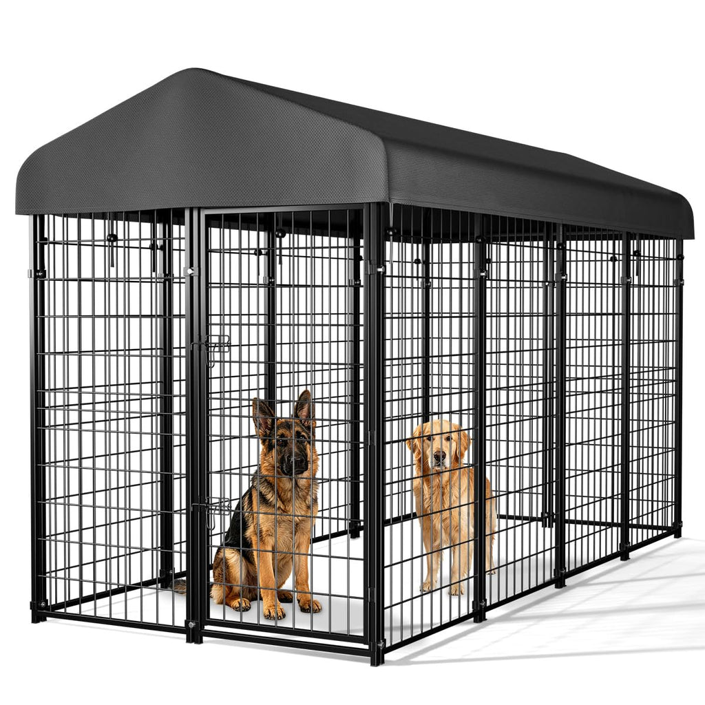 8'x6'x4' Outdoor Dog Kennel with Roof I205