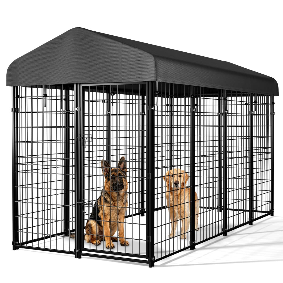 8'x6'x4' Outdoor Dog Kennel with Roof I205