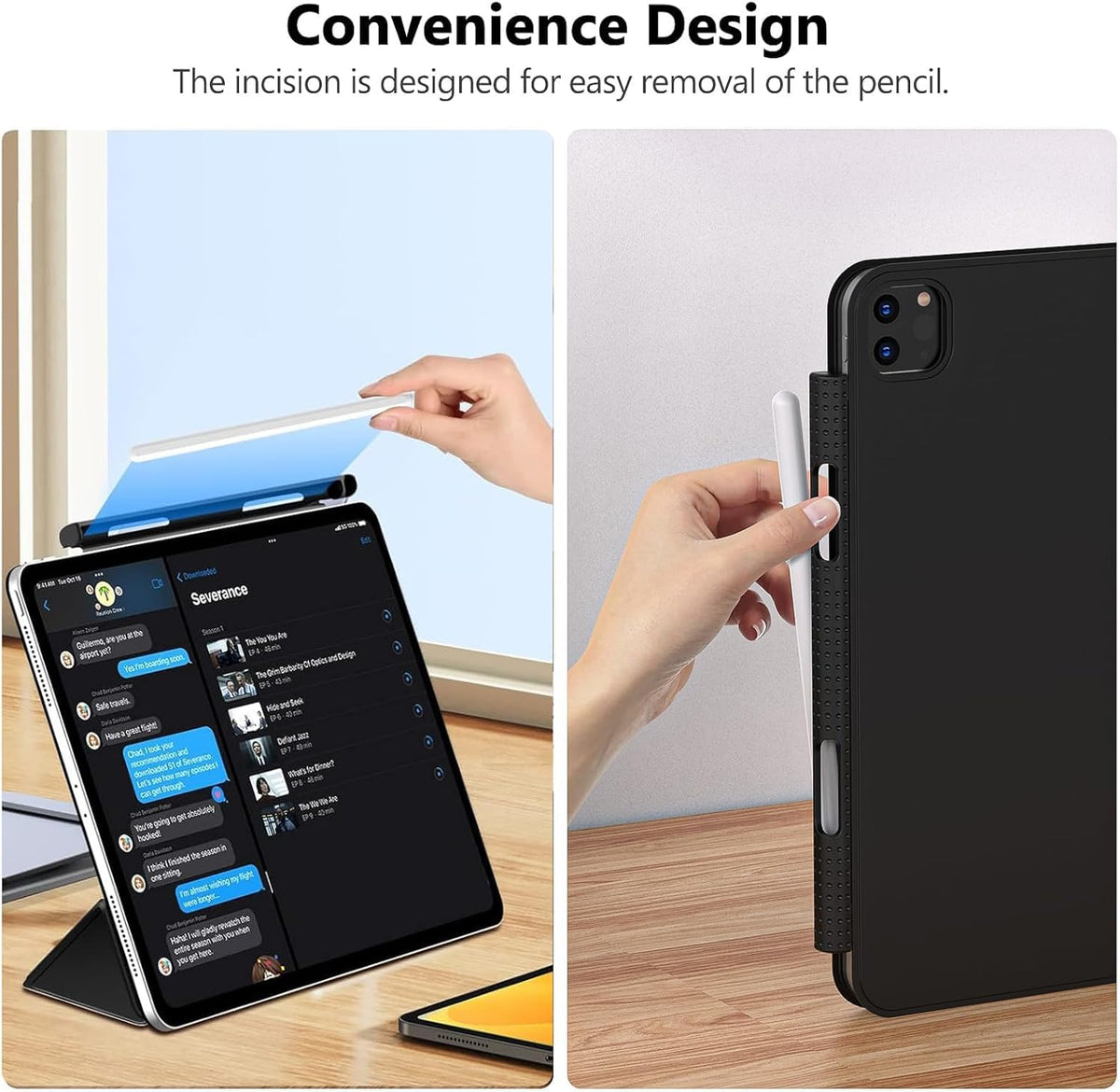 Black Pencil Holder Case S473722