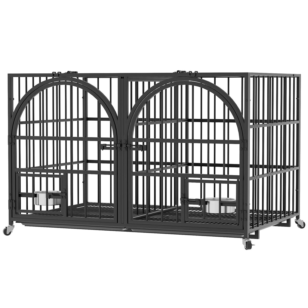 42" Heavy Duty Metal Dog Crate with Divider K561