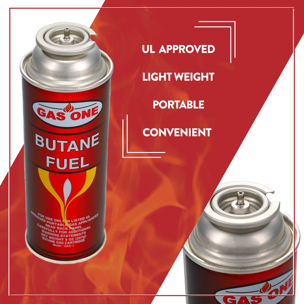 4 Pack 8oz Camping Fuel Canisters R652
