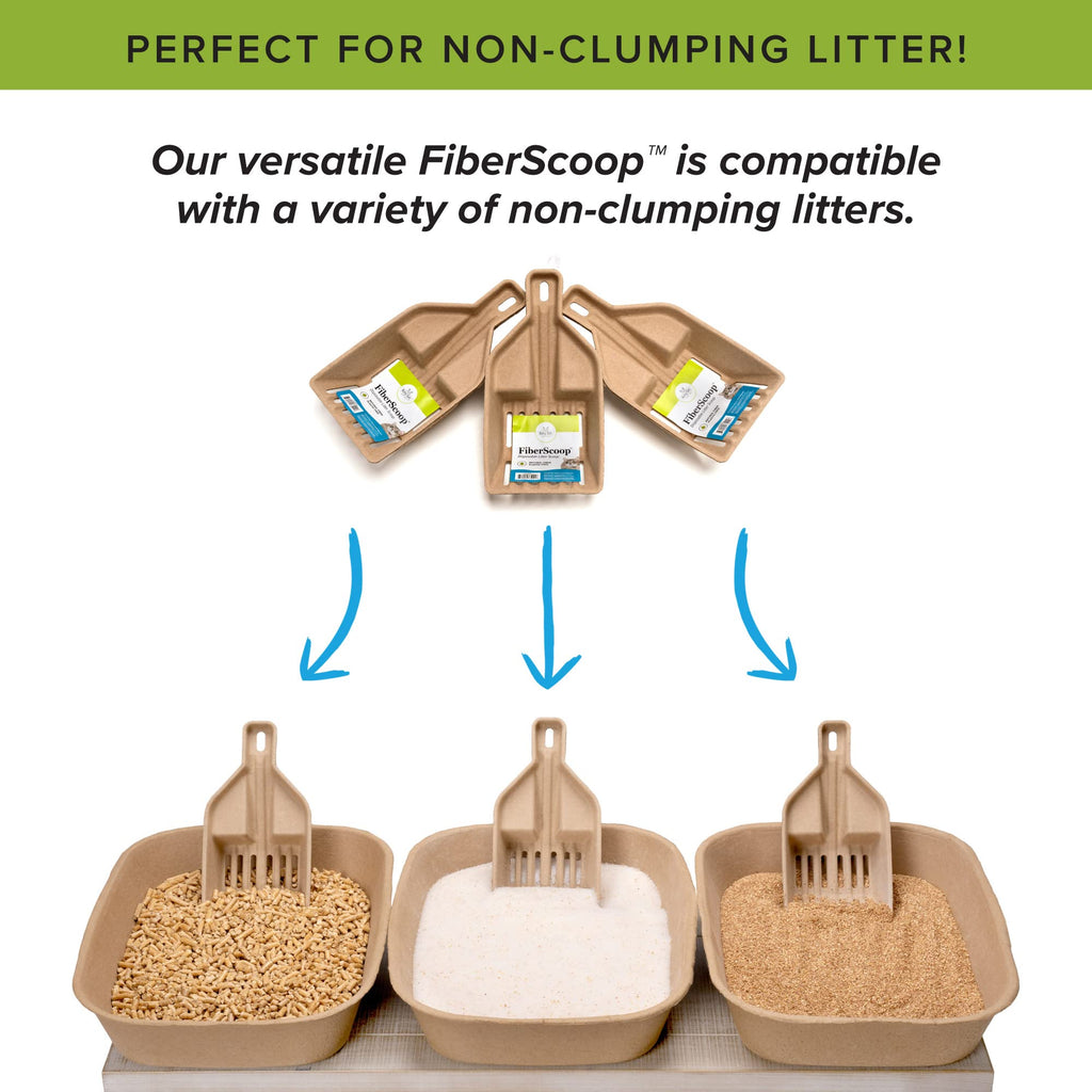 Large Disposable Cat Litter Box + Disposable Litter Scooper T943683