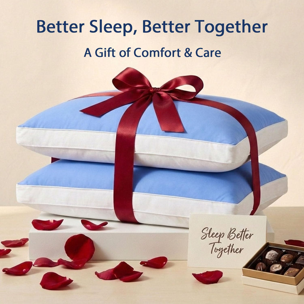 King Size Set of 2 Down Alternative Bed Pillows O475530