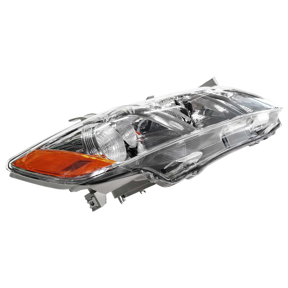 Chrome Clear Lens Projector Headlight Replacement Kit Pair of LH+RH J966