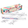 4 Pack Clear Acrylic Mahjong Racks with Pushers G74257