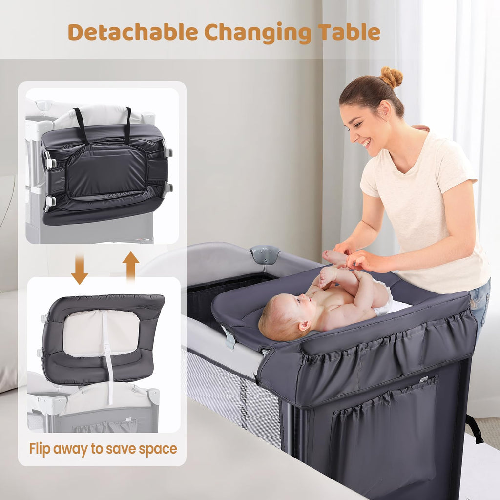 5 in 1 Pack and Play with Bassinet and Changing Table G79116